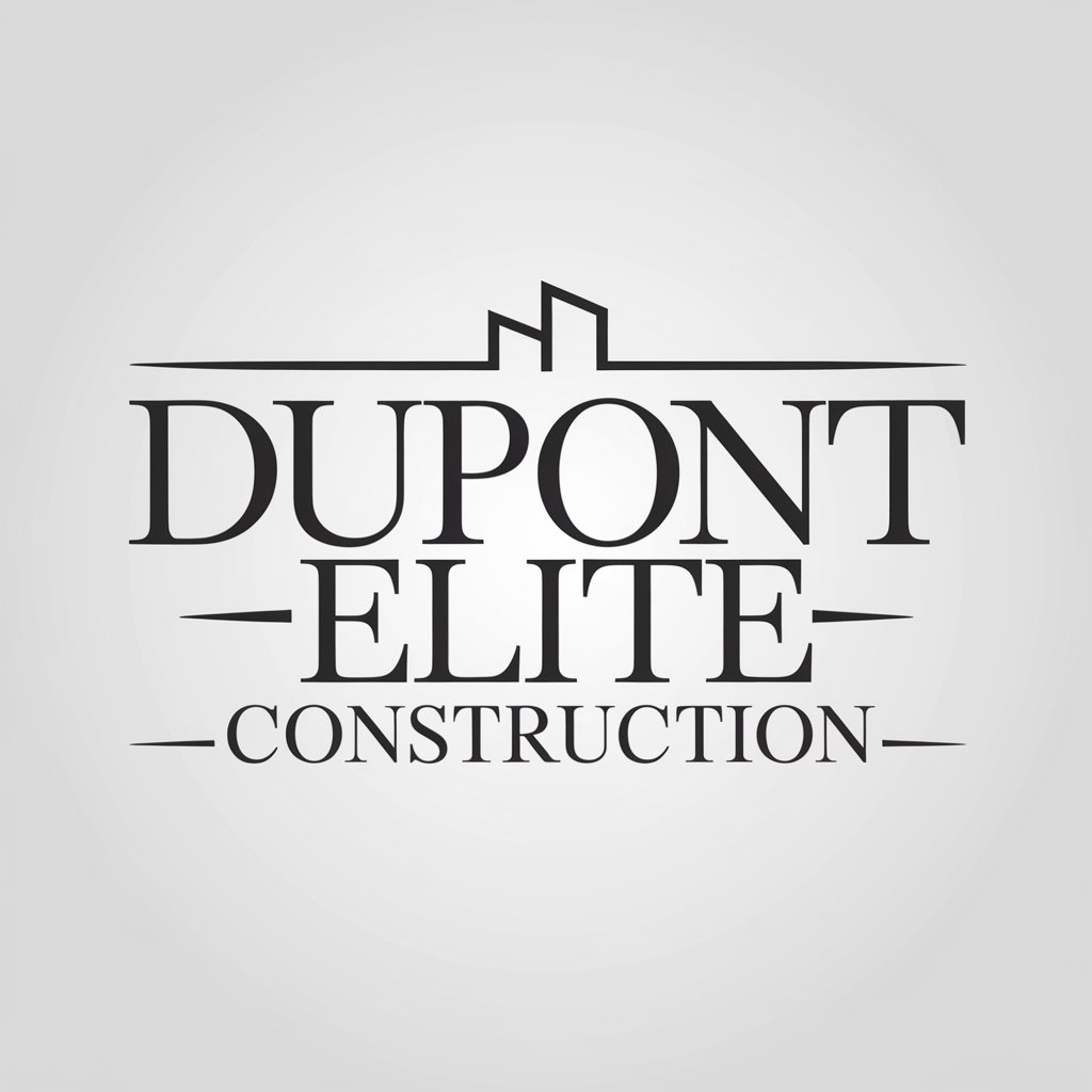Dupont Elite Construction Logo Design